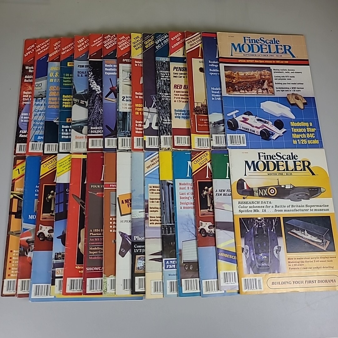 Fine Scale Modeler Magazine Lot Of 30 From 1982 1987 Z78d Ebay