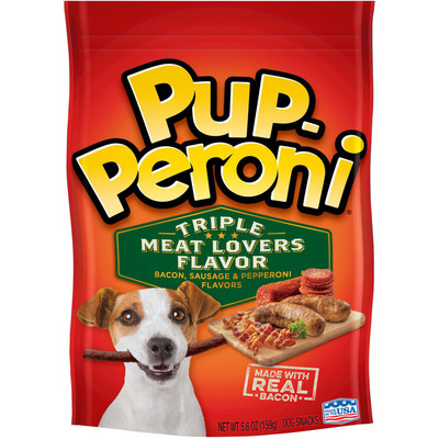 Pup-Peroni Triple Meat Lovers with Bacon, Sausage and Pepperoni Flavor Dog Snack