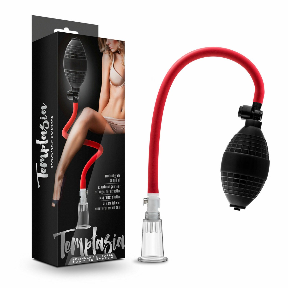 Temptation Beginner's Clitoral Pumping System Nipple Clit Sucker Suction  Pump