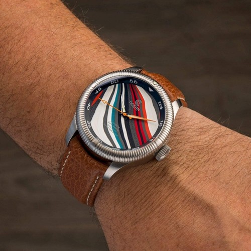Ocean Crawler Champion Diver Fordite Type A Men's Watch - Brand New - Picture 7 of 8