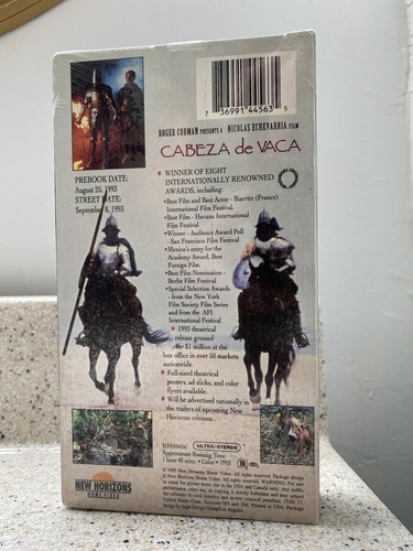 Cabeza De Vaca VHS Tape, Promo Screener Copy Demo Rare HTF OOP Video - Picture 2 of 13