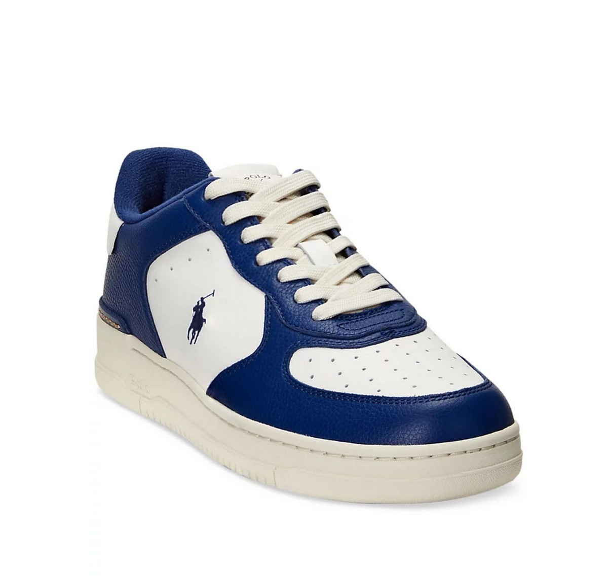 Polo Ralph Lauren Men's Masters Court Leather Sneaker Blue