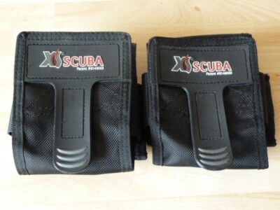 Zwei neue Xs Scuba Quick Release Single Bleitasche mit Schnellabwurf