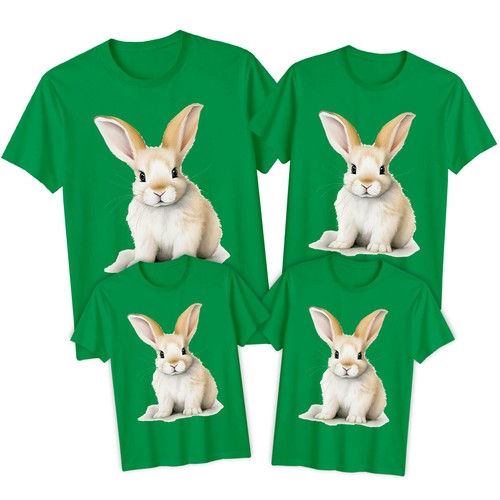 Family Rabbit Happy Easter T-Shirt Tee Cute Holiday Party Matching Outfit #ED - Picture 14 of 24
