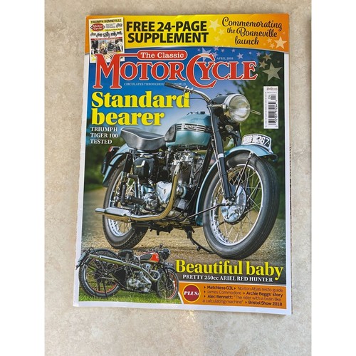 The Classic MotorCycle April 2018 Comes With 24 Page Supplement Paper - Imagen 2 de 8