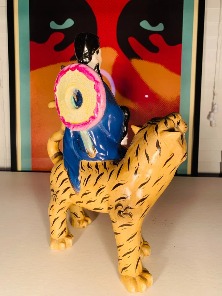 Lü Dongbin 呂洞賓 Chinese Porcelain Antique Vintage Rare - Image 3 of 4