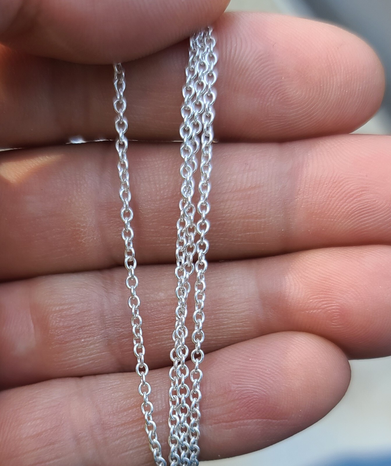 Sterling 925 Solid Silver Large Heart Pendant Rol… - image 5