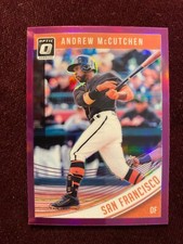 2018 Donruss Optic Pink Prizm #125 Andrew McCutchen Baseball Card
