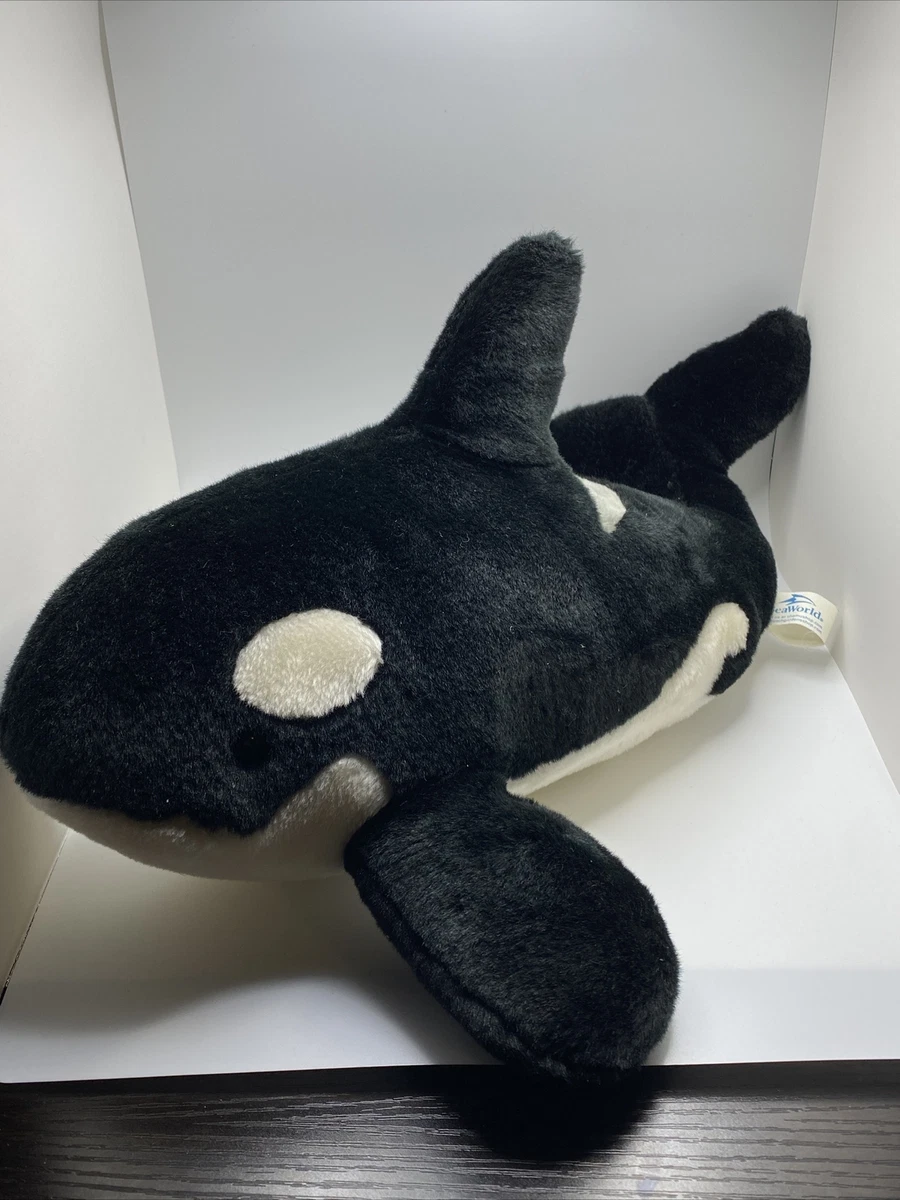 Vintage Seaworld Orca Whale Stuffed Animal Toy Whale Plush 14 eBay