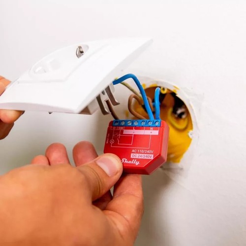 Relè controllo consumi Wi-Fi e bluetooth, Shelly 1PM Plus Power Measurement - Foto 8 di 12