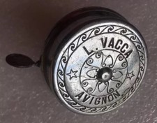 Vintage &lsquo;50s AFA CRYSTAL Bicycle Bell V&Eacute;LO ANCIEN CLOCHE L. Vacca AVIGNON FRANCE