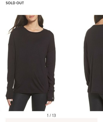 alo falls long sleeve top