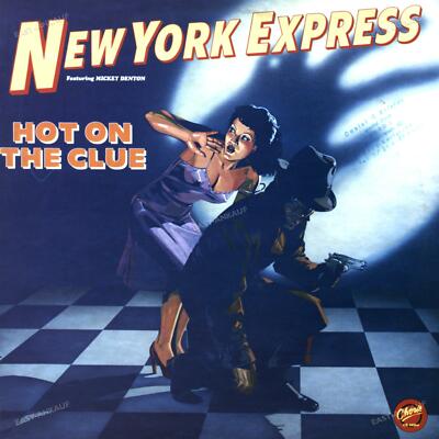 New York Express Featuring Mickey Denton - Hot On The Clue US LP 1982 .