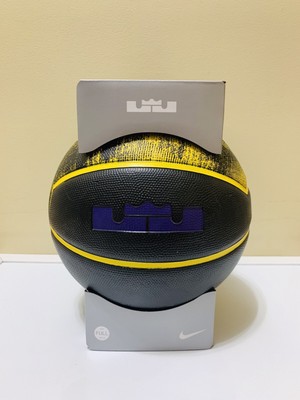 yellow and purple lebrons