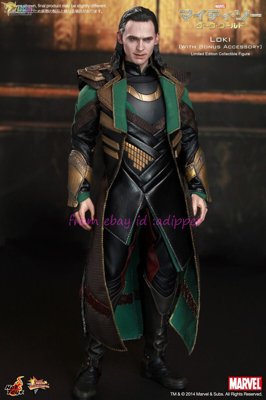 【未使用】HOTTOYS marvel マイティソー LOKI フィギュア Perfect Hot Toys Mms231 1/6 Thor The Dark World Loki Action Figure