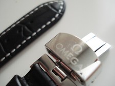 NEW WATCH STRAP Genuine Leather 20mm for OMEG...