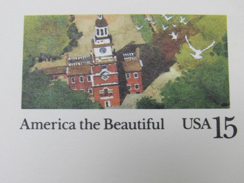 USPS Scott UX142a 15c America The Beautiful Cityscapes Sheet Postal Card - Picture 6 of 9