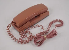 GE Pink Mauve Landline Telephone Phone w/ Base 2-9110TRC 2-9110 1980s WORKS!