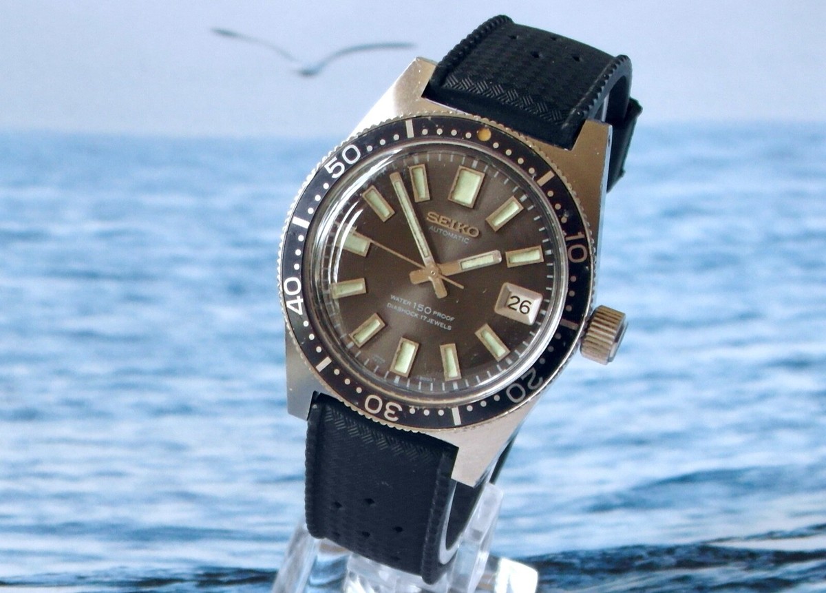 Seiko 6217 Blue Dial 1965 Seiko Diver 62MAS 6217-8000) 