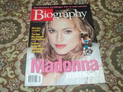 #BIOGRAPHY - 1997/05 MADONNA ELVIS PRESLEY MICK JAGGER DREW BARRYMORE