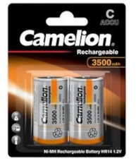 1x Camelion Recharge Battery NI-MH 3500mAh C Baby 1.2 Volt Blister Pack of 2