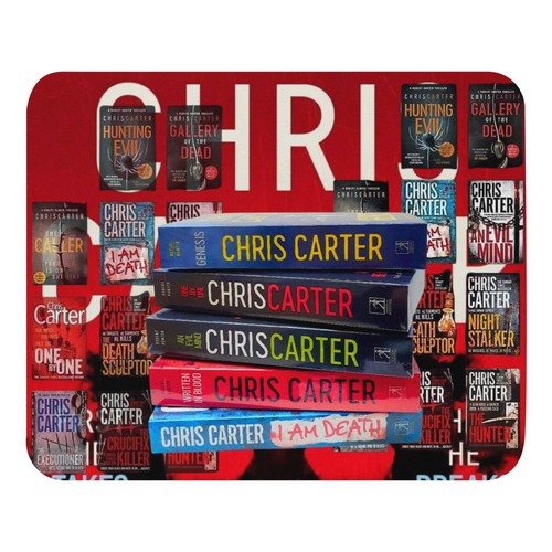 Chris Carter - Mouse Pad NEW 9.5" x 7.75" and Bookmark - Foto 5 di 6