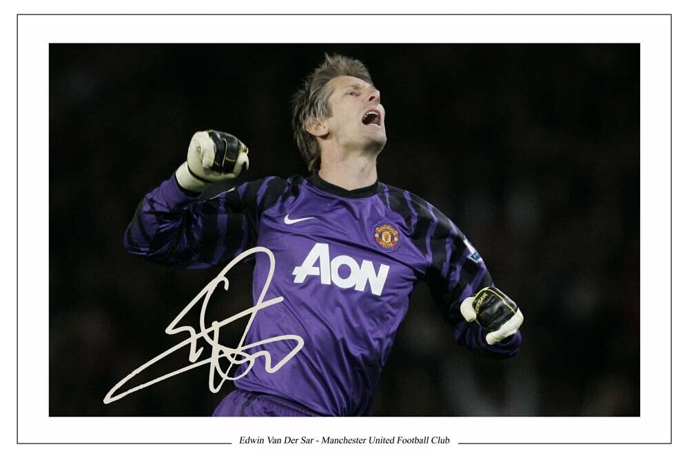 Edwin Van Der Sar Auto 直筆サインカード Panini Edwin Van Der Sar Auto 直筆サインカード Panini