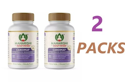 2 X Maharishi Ayurveda Cardimap 60 Tabs| Free Shipping Worldwide