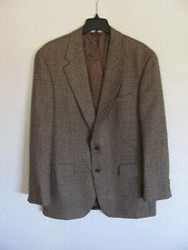 Chaps Ralph Lauren Sport Coat Jacket-Brown Green-100 Wool-Men's Size 44 T