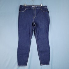 Old Navy Women's High Rise Super Skinny Denim Pants Blue Size 20