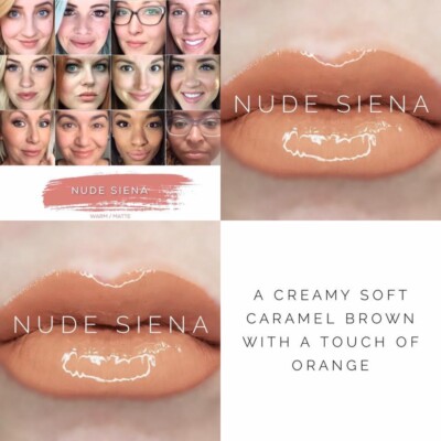 NUDE SIENA LipSense Retired New & Sealed FULL SIZE Liquid Lip Color By SeneGence