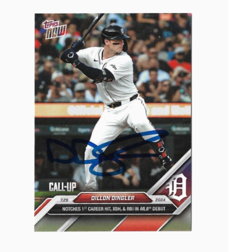 2024 Topps Now 493 Dillon Dingler