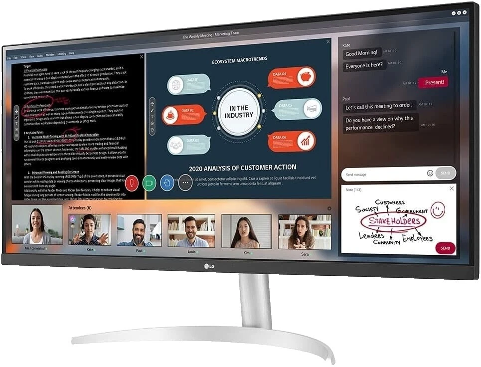 Lg Ips 75 Hz 21:9 Computer Monitors