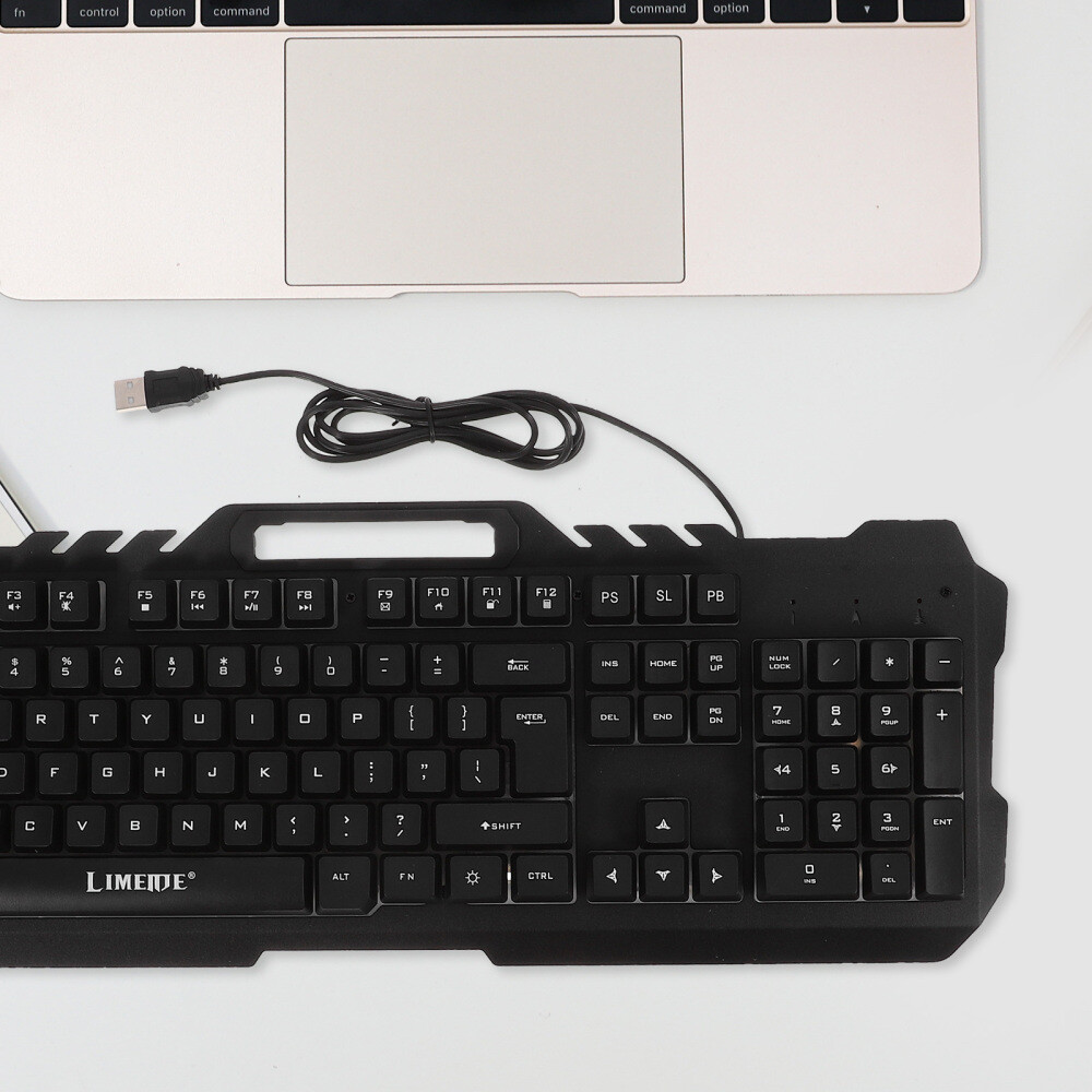 High-Performance Mechanical Gaming Keyboard with Electric Wired Comfort Design