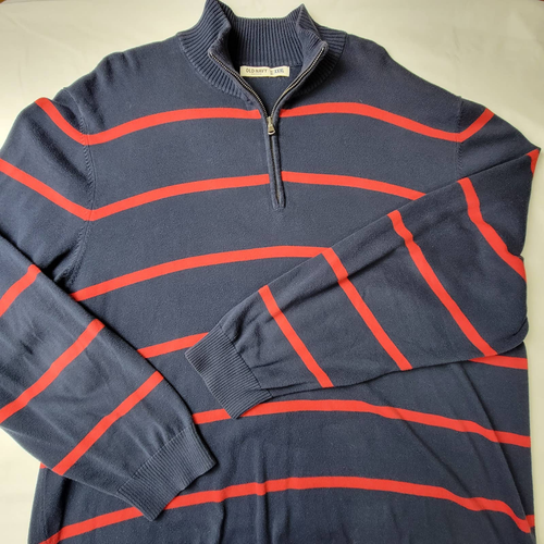 Old Navy Shirt Mens 3XL Blue Red Stripe 