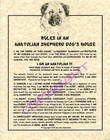 Rules In An Anatolian Shepherd Dog's House