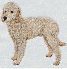 Labradoodle Dog Breed Bathroom Bath Towel Set Embroidered