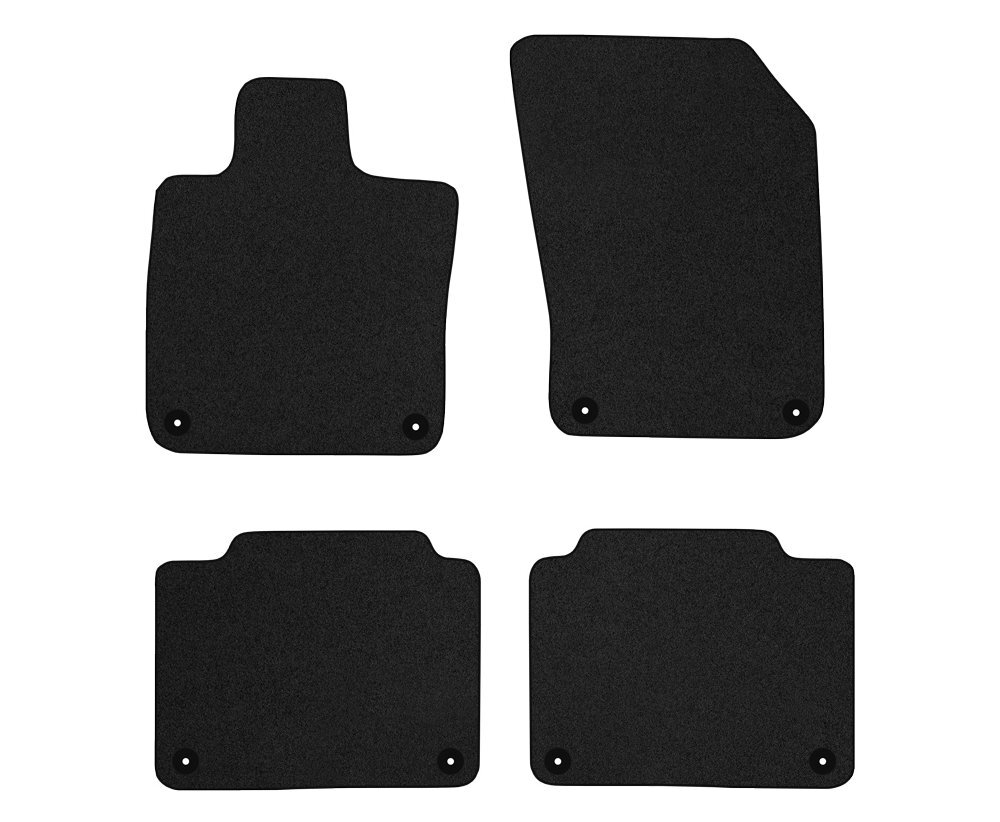 Tapis de sol velours premium bleu mat pour Volvo S90 II
