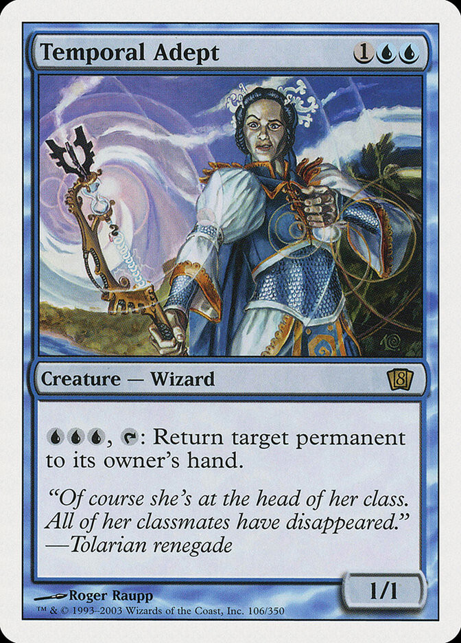 MTG Temporal Adept  - 8th Edition #106