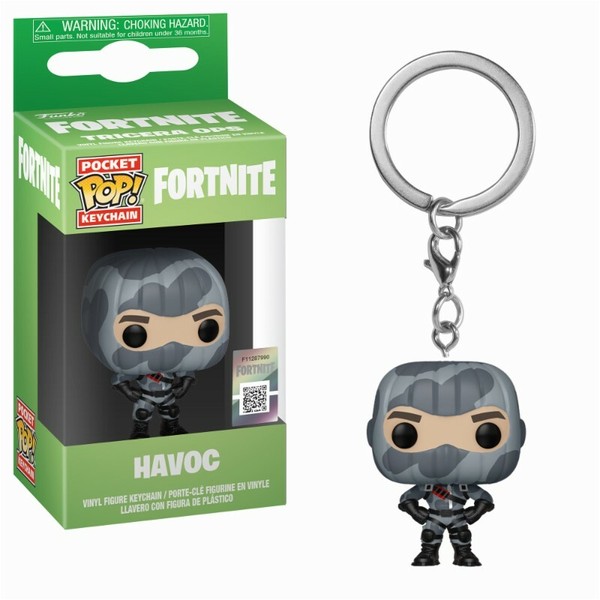 Fortnite Battle Royale Havoc Outfit Pocket Pop! Keychain SchlüSselanhäNger Funko-image