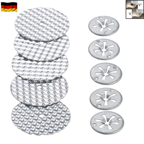 10x Hitzeschutzblech Reparatursatz Auspuff Ø 50mm, Ø 30 N90335004 Klemmscheiben - Bild 1 von 8