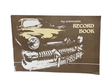 1955 (1950’s) Vintage Car Vehicle Automobile Maintenance Book Booklet, UNUSED