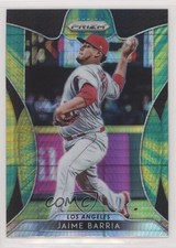 2019 Panini Prizm Green & Yellow Hyper Prizm Jaime Barria #41 s3g