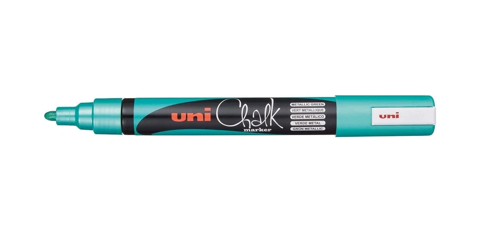 uni-ball Marqueur craie Chalk PWE5M, vert métallique - Photo 1/1