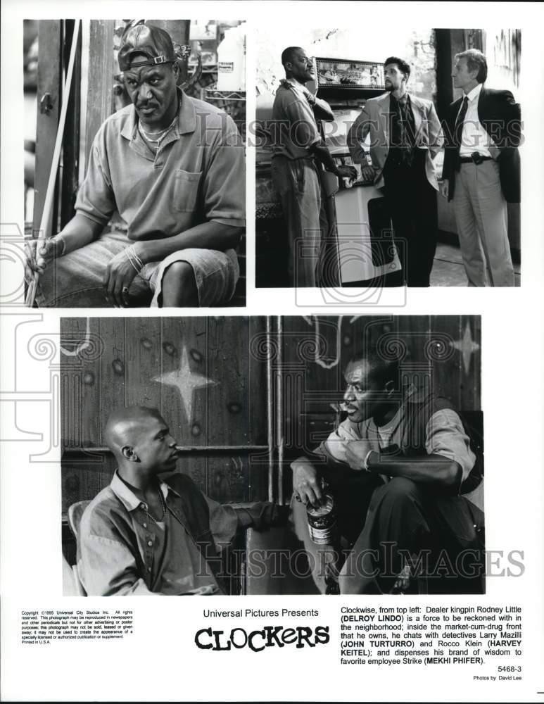 1996 Press Photo The starring cast in scenes from 