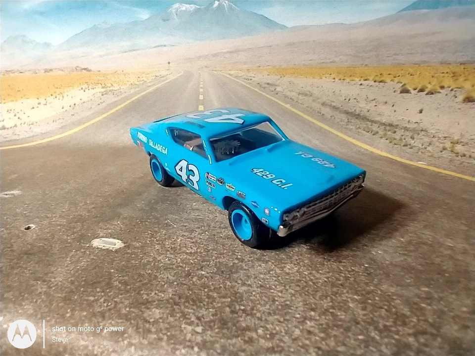 Dash T-jet 定制 1969 年都灵 Talladega 眼镜蛇 #43 Richard Petty Ultra G... — 第 3/4 张图片