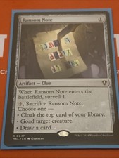 Ransom Note (0047) - Near Mint MTG Commander: Murders at Karlov Manor
