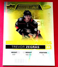 2021-22 TREVOR ZEGRAS 191/249 Debut Ticket Access Anaheim Ducks Credentials