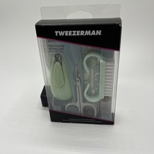 Tweezerman Baby Manicure Kit Nail Clipper, Scissors, brush, File Sealed FreeShip