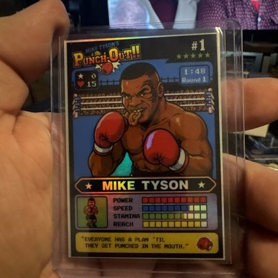 Mike Tyson Custom Art NES Card Limited Edition /20 Variant